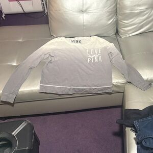 PINK Victoria's Secret Ombre Long Sleeve Shirt